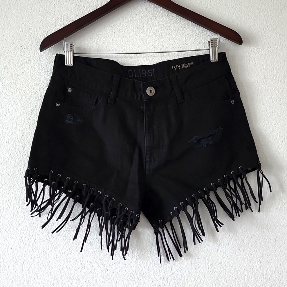 DL 1961 Ivy high rise short Western Fringe Country Rustic